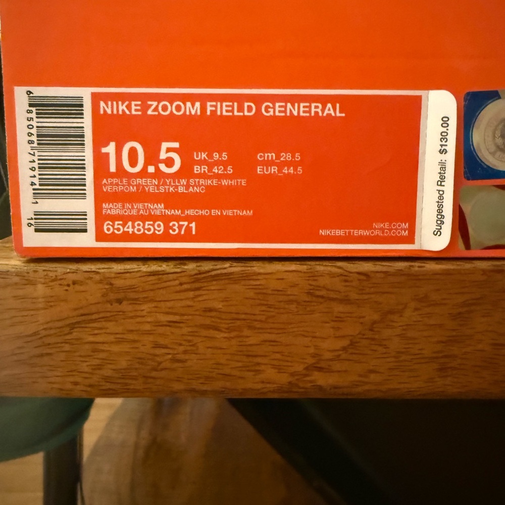 Nike Zoom Field General - Apple Green, White - Oregon Ducks